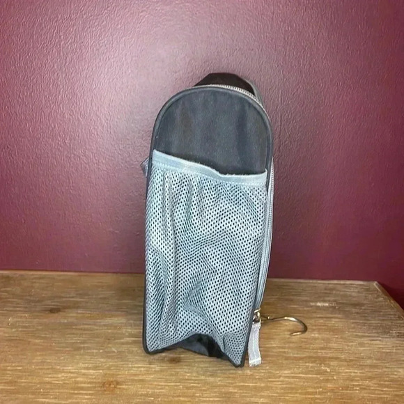 Ricardo Beverly Hills Black & Gray Travel Vacation Toiletry Bag - Picture 7 of 10